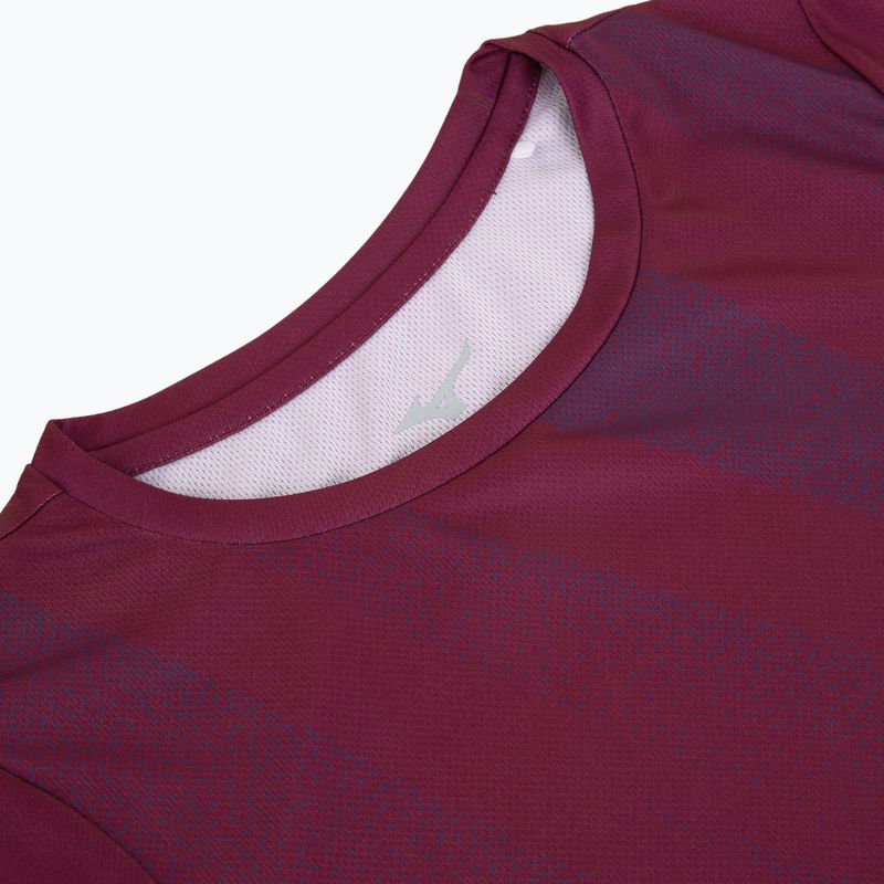 Футболка для бігу жіноча Mizuno Core Graphic Tee dark purple 4