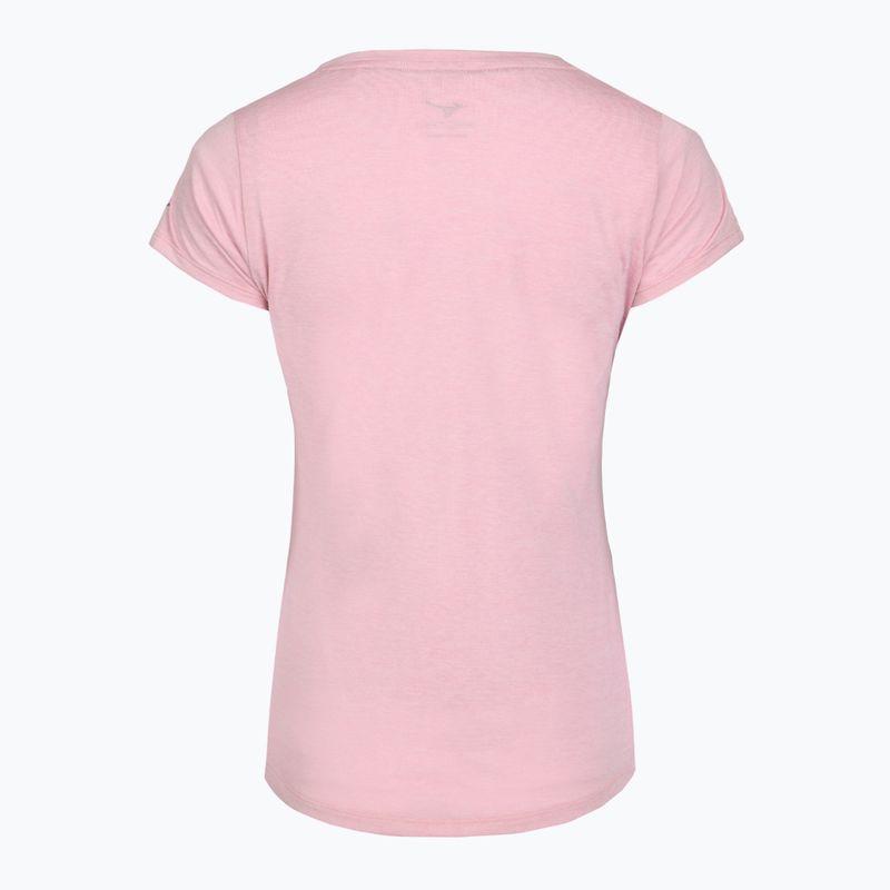 Футболка для бігу жіноча Mizuno Core Runbird Tee bleached mauve 2