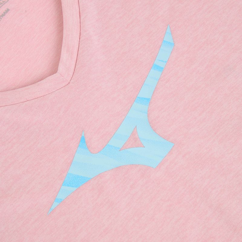 Футболка для бігу жіноча Mizuno Core Runbird Tee bleached mauve 3