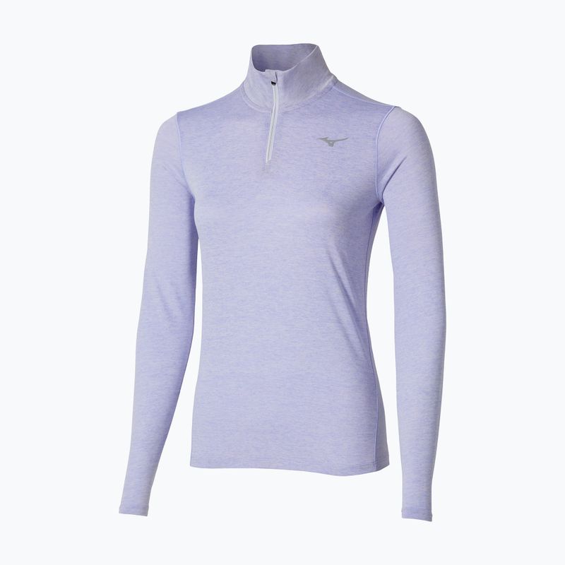 Кофта для бігу жіноча Mizuno Core Impulse Half Zip Tee icelandic blue