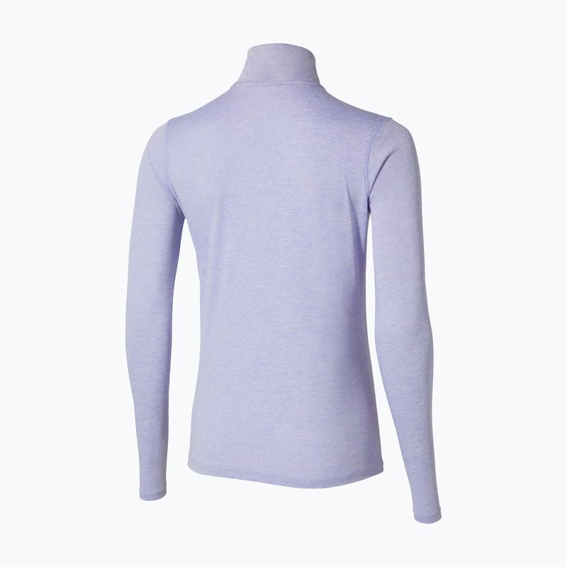Кофта для бігу жіноча Mizuno Core Impulse Half Zip Tee icelandic blue 2