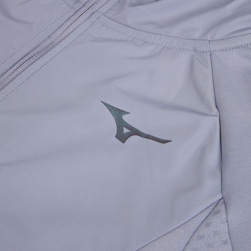 Куртка для бігу жіноча Mizuno Active Warm Hybrid Full Zip Hooded quicksilver 7