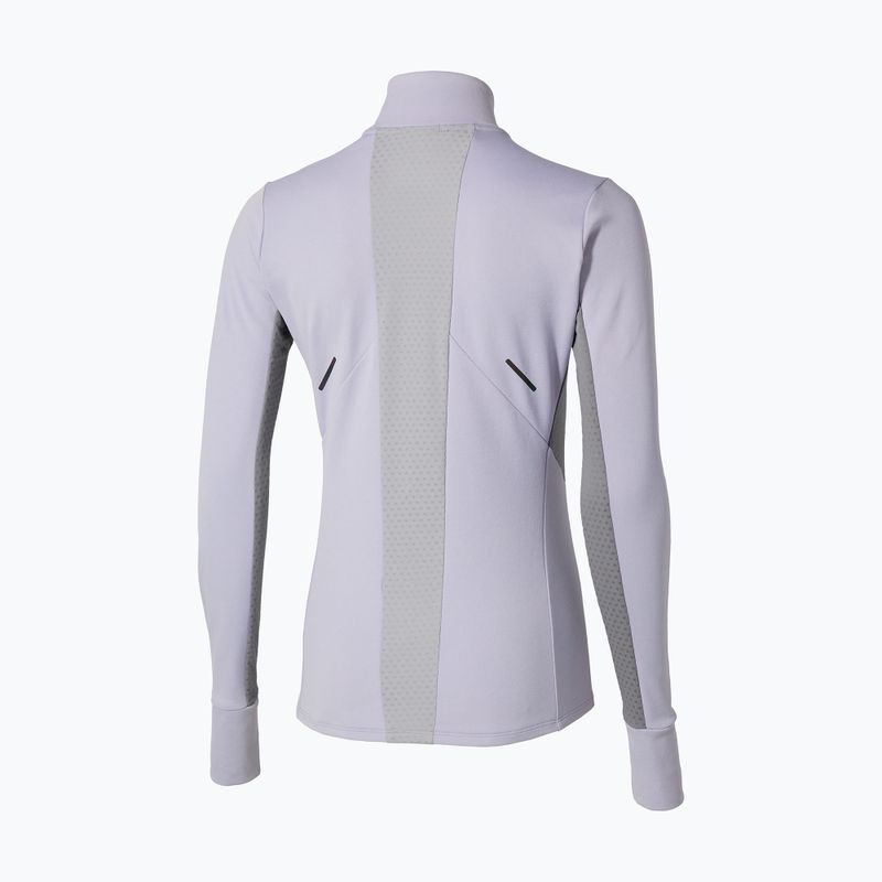 Кофта для бігу жіноча Mizuno Active Warm Half Zip icelandic blue 2