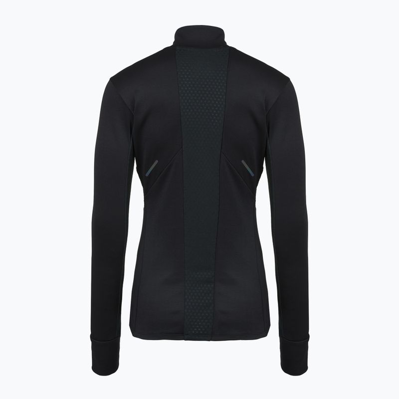 Кофта для бігу жіноча Mizuno Active Warm Half Zip black 2
