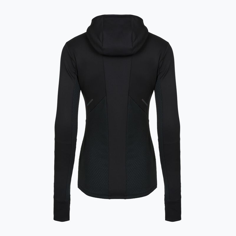 Кофта для бігу жіноча Mizuno Active Warm Hooded black 2