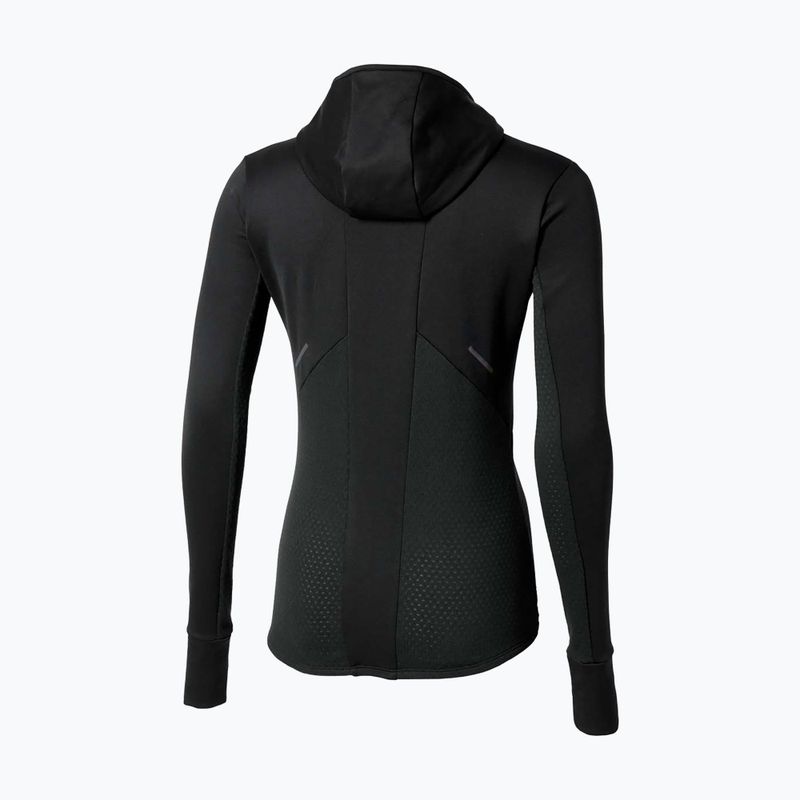 Кофта для бігу жіноча Mizuno Active Warm Hooded black 2