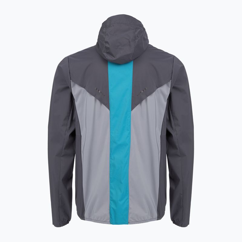 Куртка для бігу чоловіча Mizuno Tech Thermal Charge Hooded quiksilver 2