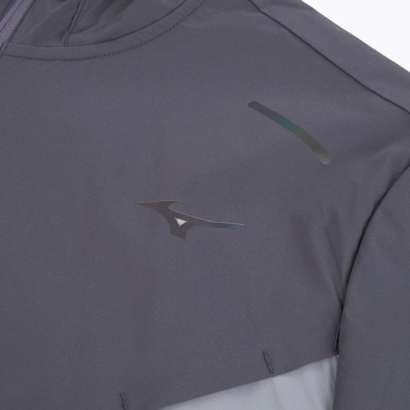 Куртка для бігу чоловіча Mizuno Tech Thermal Charge Hooded quiksilver 3