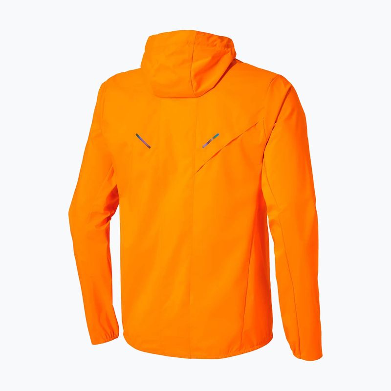 Чоловіча бігова куртка Mizuno Tech Thermal Charge Hooded tangelo 6