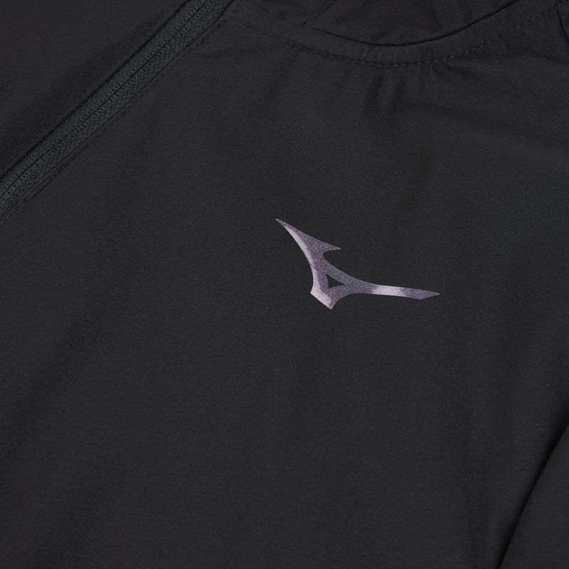 Куртка для бігу жіноча Mizuno Tech Thermal Charge Hooded black 3