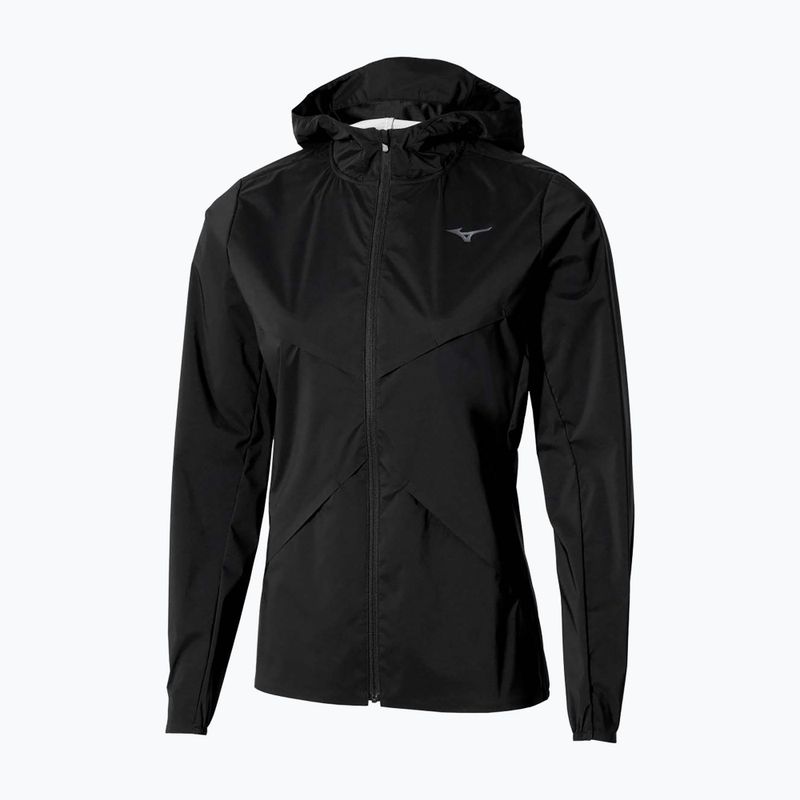 Куртка для бігу жіноча Mizuno Tech Thermal Charge Hooded black