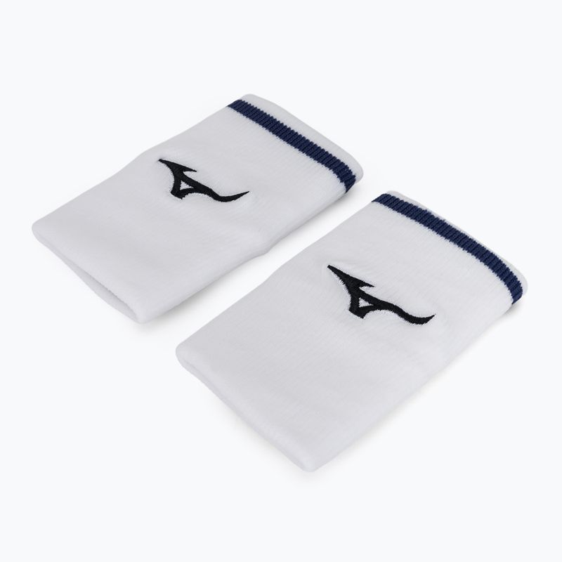 Напульсник Mizuno Wristband Long With Line 6P white/estate blue 2