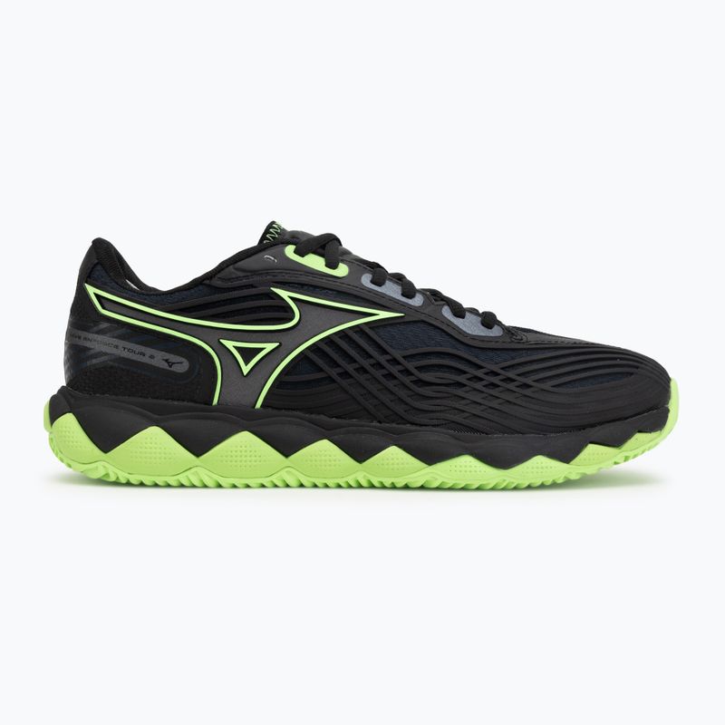 Кросівки для паделю Mizuno Wave Enforce Tour 2 black/foliage green/glowing ap 2