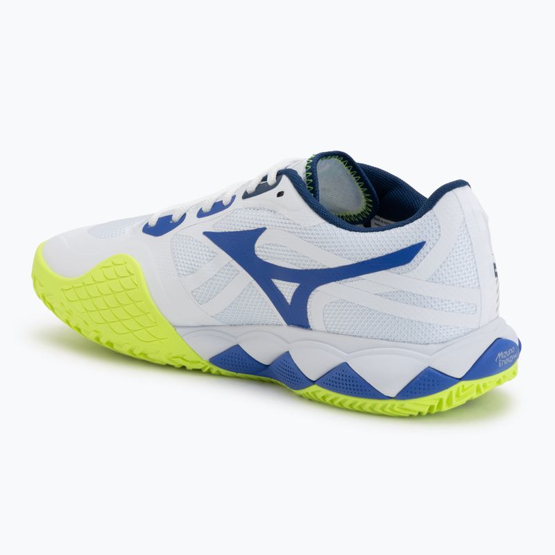 Кросівки тенісні Mizuno Wave Enforce Tour 2 CC white/dazzling blue/lightning 3