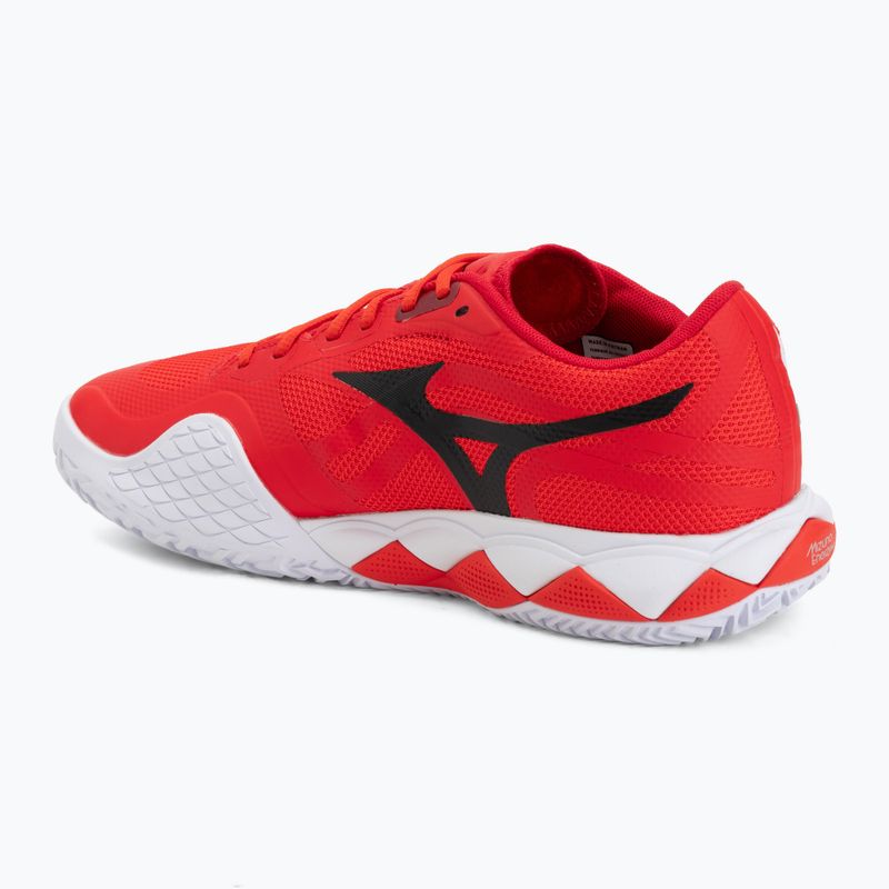 Кросівки тенісні Mizuno Wave Enforce Tour 2 CC fiery red/white/sun-dried toma 3