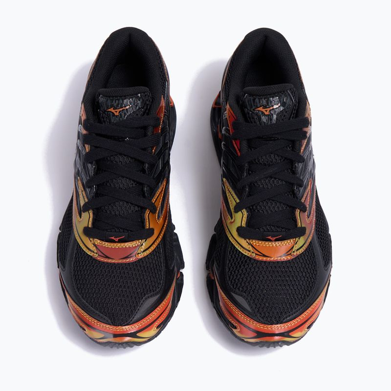 Кросівки Mizuno Wave Prophecy LS black sand/black/autumn sunset 3