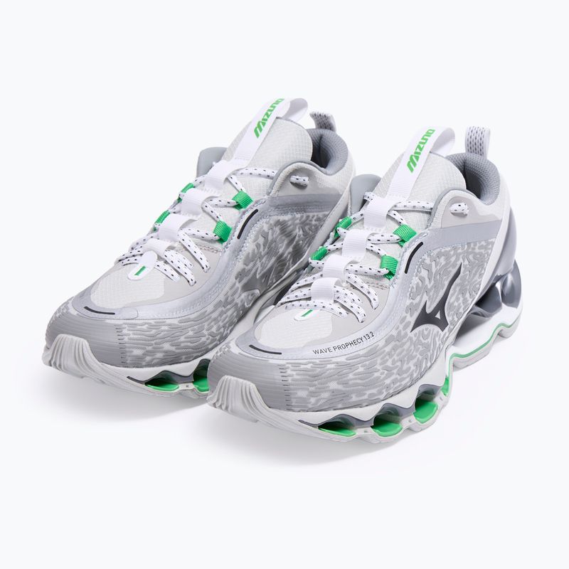 Кросівки Mizuno Wave Prophecy 13.2 harbor mist/black/vibrant green 2