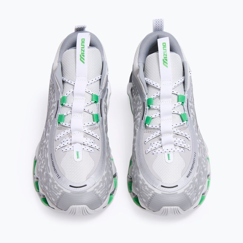Кросівки Mizuno Wave Prophecy 13.2 harbor mist/black/vibrant green 3