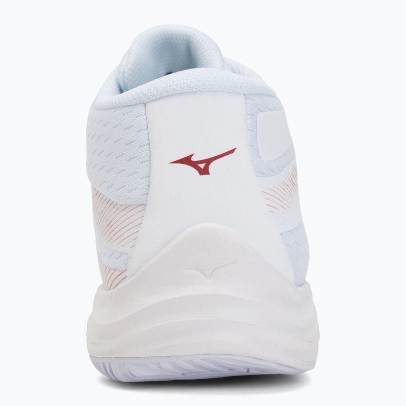 Кросівки волейбольні жіночі Mizuno Lightning Select Mid white/rose elegance/lava falls 6