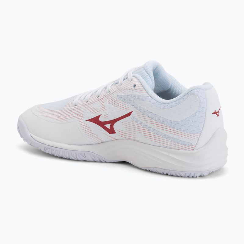 Кросівки волейбольні жіночі Mizuno Lightning Select white/rose elegance/lava falls 3