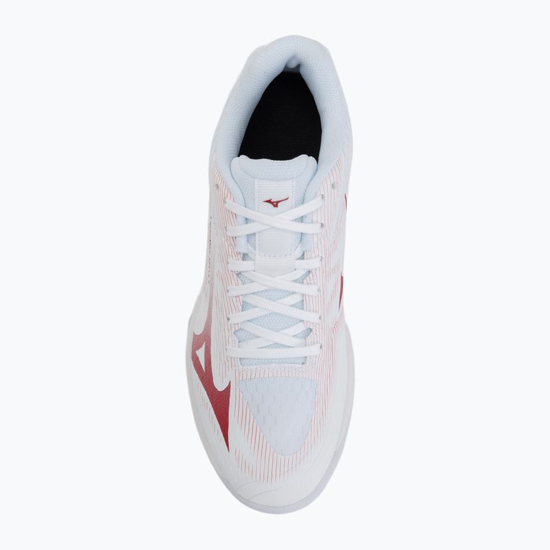 Кросівки волейбольні жіночі Mizuno Lightning Select white/rose elegance/lava falls 5