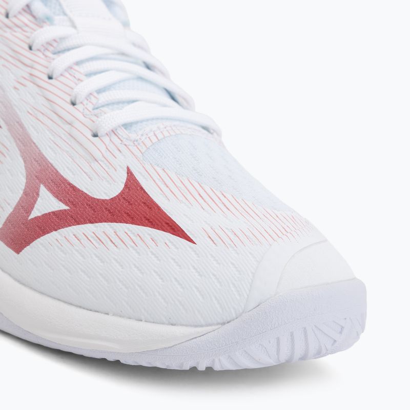 Кросівки волейбольні жіночі Mizuno Lightning Select white/rose elegance/lava falls 7