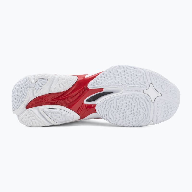 Кросівки волейбольні жіночі Mizuno Wave Lightning Elite Mid white/rose elegance/lava falls 4
