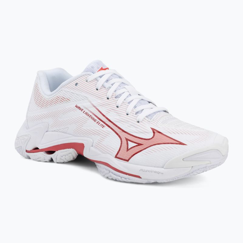 Кросівки волейбольні жіночі Mizuno Wave Lightning Elite white/rose elegance/lava falls