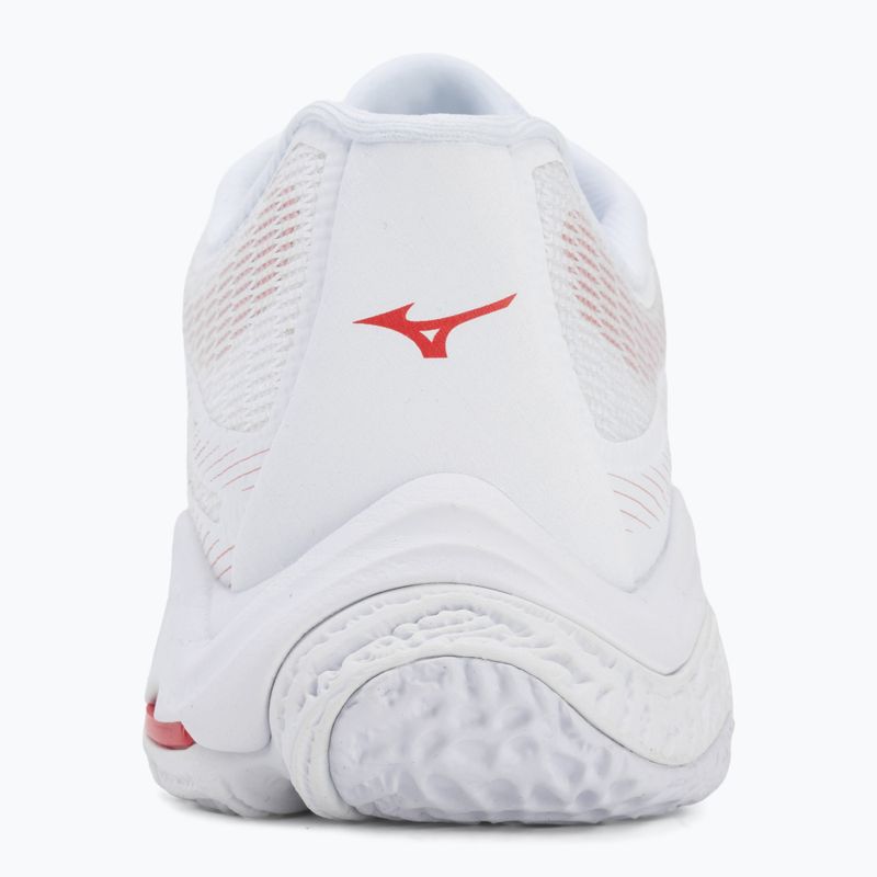 Кросівки волейбольні жіночі Mizuno Wave Lightning Elite white/rose elegance/lava falls 6