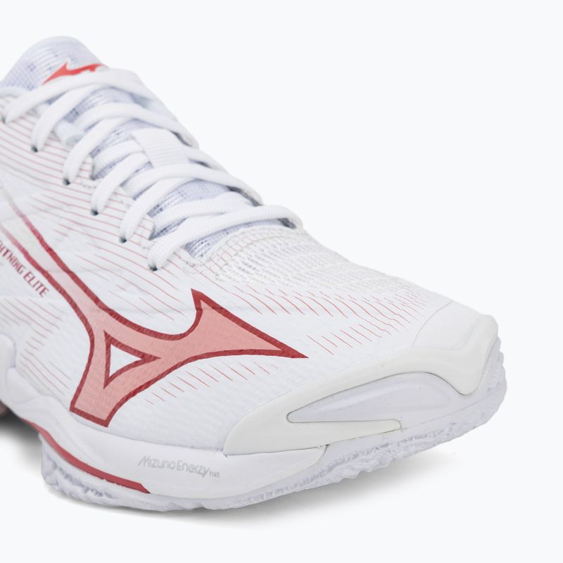 Кросівки волейбольні жіночі Mizuno Wave Lightning Elite white/rose elegance/lava falls 7
