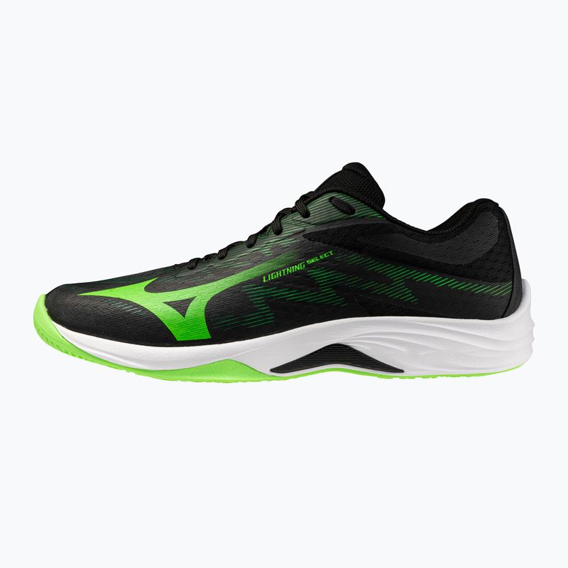 Кросівки волейбольні Mizuno Lightning Select black/jasmine green