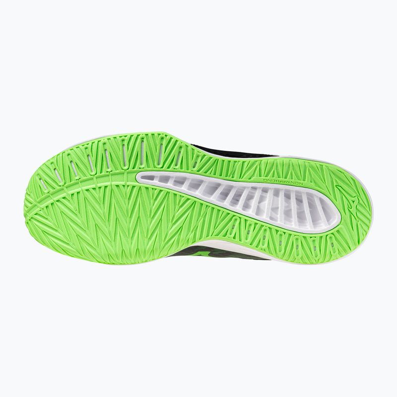 Волейбольні кросівки Mizuno Lightning Select black/jasmine green 2