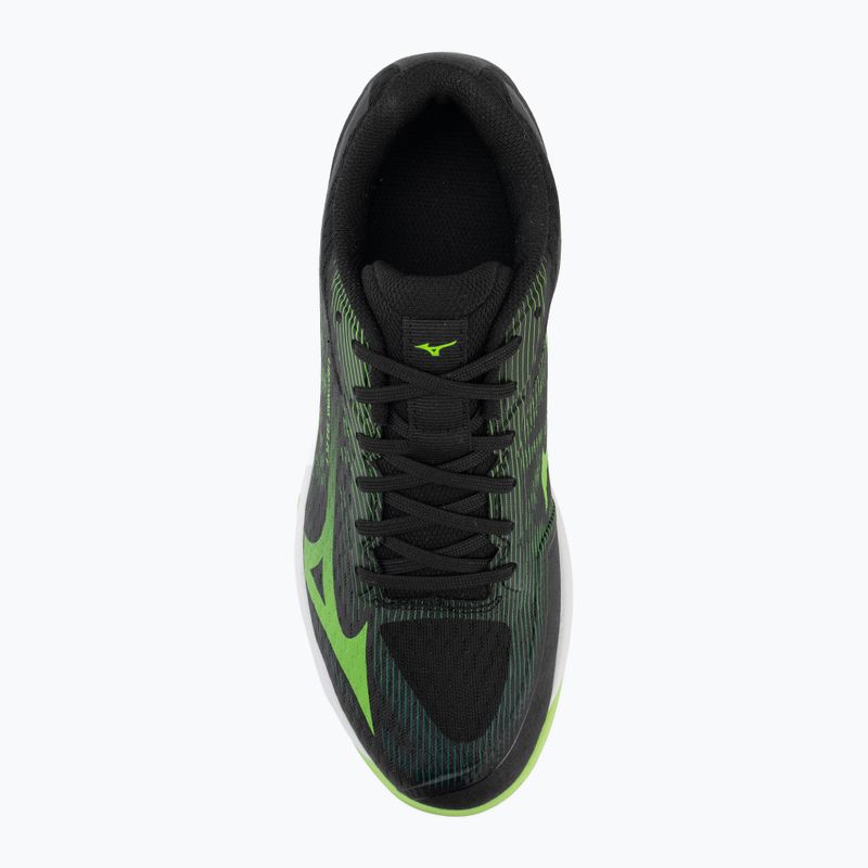 Кросівки волейбольні Mizuno Lightning Select black/jasmine green 5