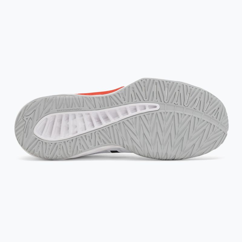 Кросівки волейбольні Mizuno Lightning Select white/black/fiery red 4