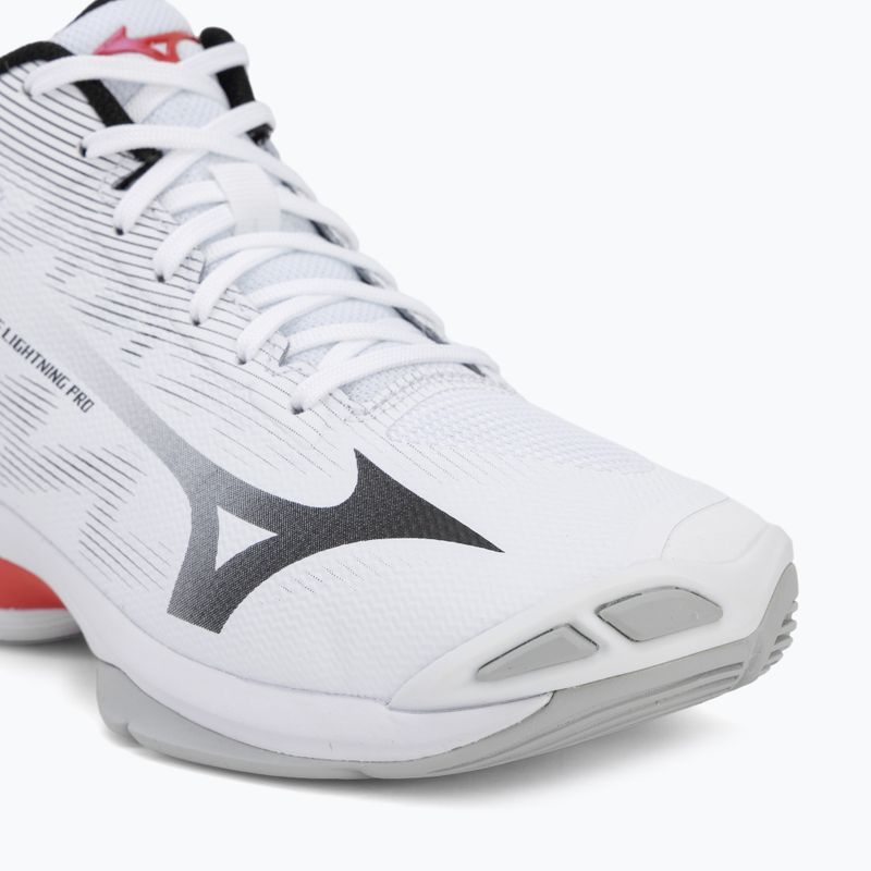 Кросівки волейбольні Mizuno Wave Lightning Pro Mid white/black/fiery red 7