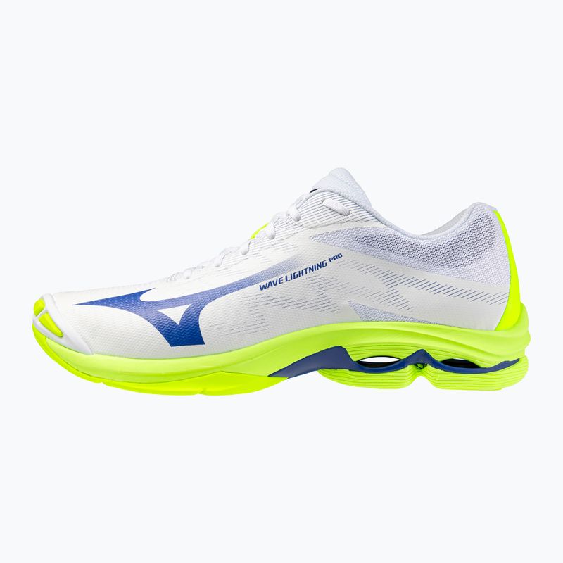Кросівки волейбольні Mizuno Wave Lightning Pro white/lighting yellow/dazzling blue 8