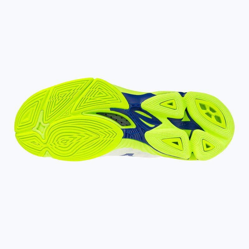 Кросівки волейбольні Mizuno Wave Lightning Pro white/lighting yellow/dazzling blue 9