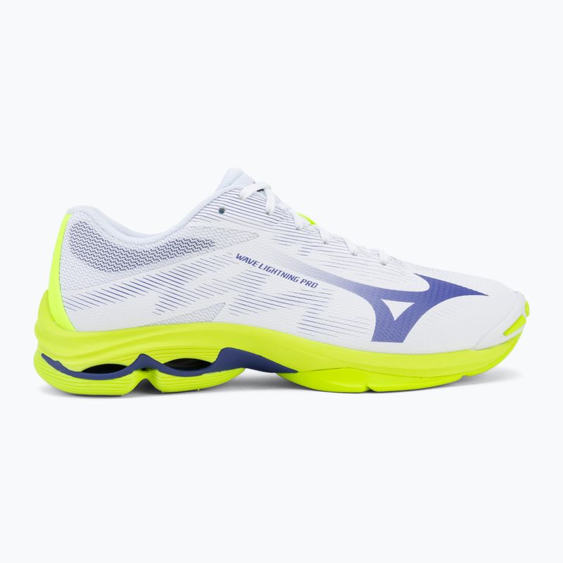 Кросівки волейбольні Mizuno Wave Lightning Pro white/lighting yellow/dazzling blue 2