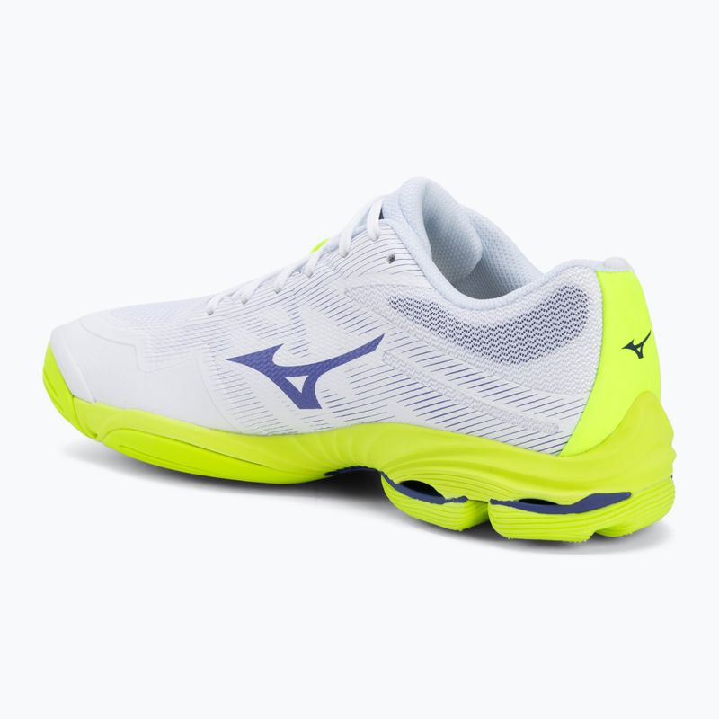 Кросівки волейбольні Mizuno Wave Lightning Pro white/lighting yellow/dazzling blue 3