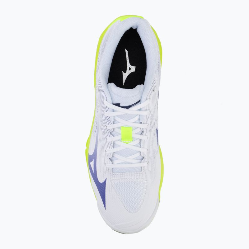 Кросівки волейбольні Mizuno Wave Lightning Pro white/lighting yellow/dazzling blue 5