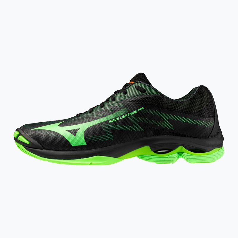 Кросівки волейбольні Mizuno Wave Lightning Pro black/gloving apple/mandarin orange 8