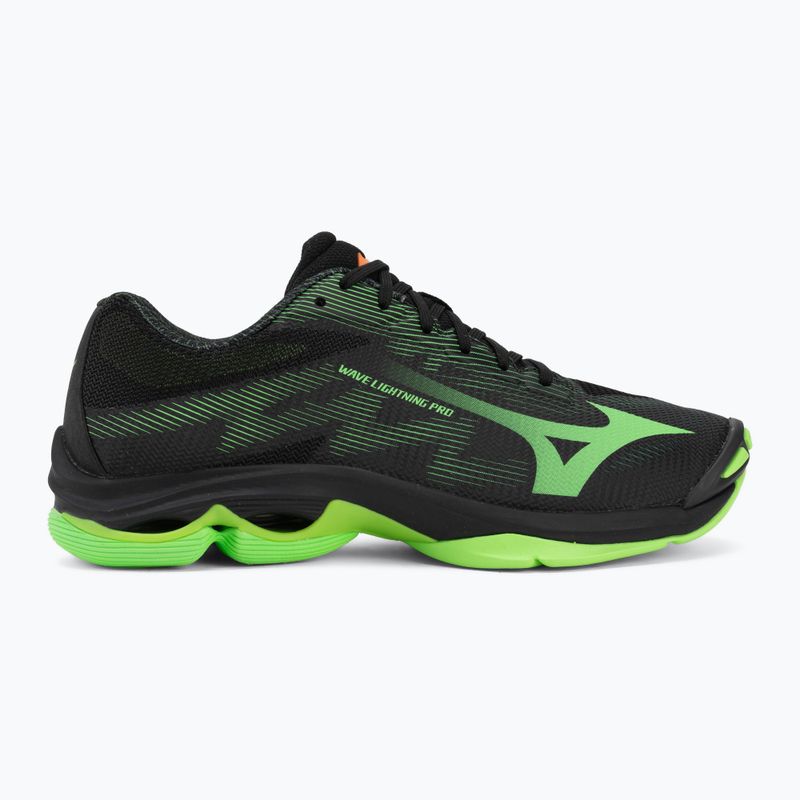 Кросівки волейбольні Mizuno Wave Lightning Pro black/gloving apple/mandarin orange 2