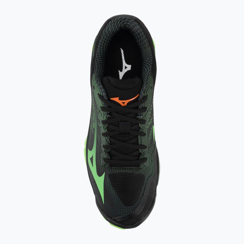 Кросівки волейбольні Mizuno Wave Lightning Pro black/gloving apple/mandarin orange 5