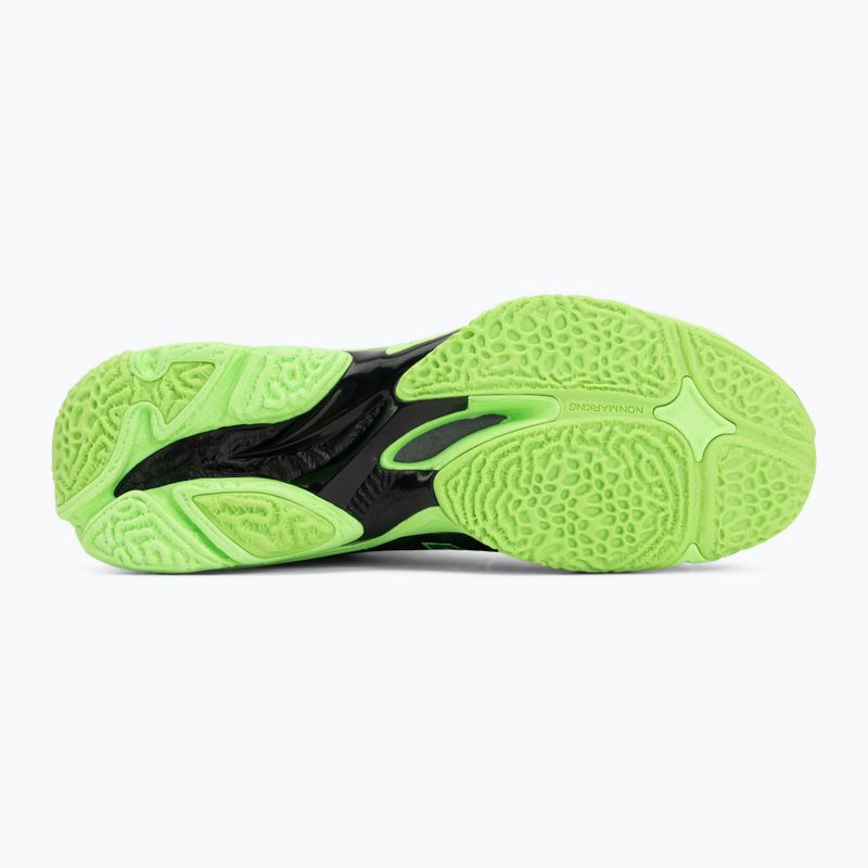 Кросівки волейбольні Mizuno Wave Lightning Elite Mid black/glowing apple/mandarin orange 4
