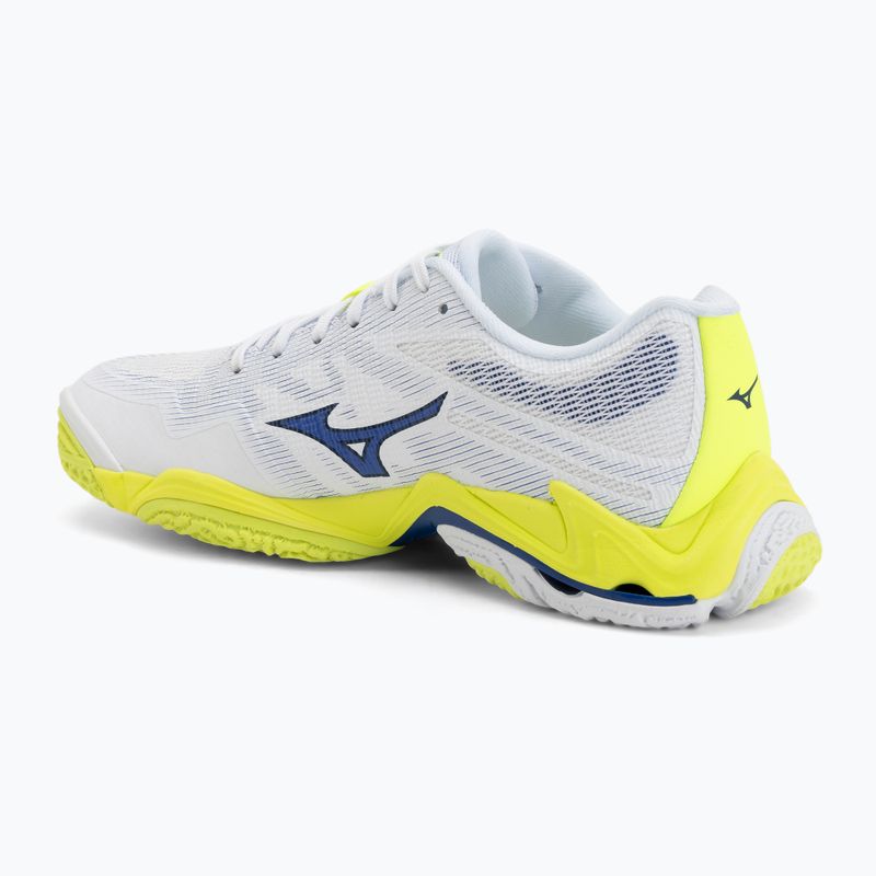 Кросівки волейбольні Mizuno Wave Lightning Elite white/lighting yellow/dazzling blue 3
