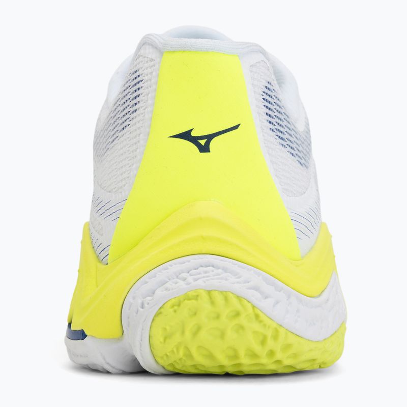 Кросівки волейбольні Mizuno Wave Lightning Elite white/lighting yellow/dazzling blue 6