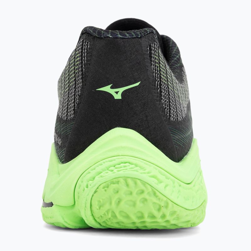 Кросівки волейбольні Mizuno Wave Lightning Elite black/glowing apple/mandarin orange 6