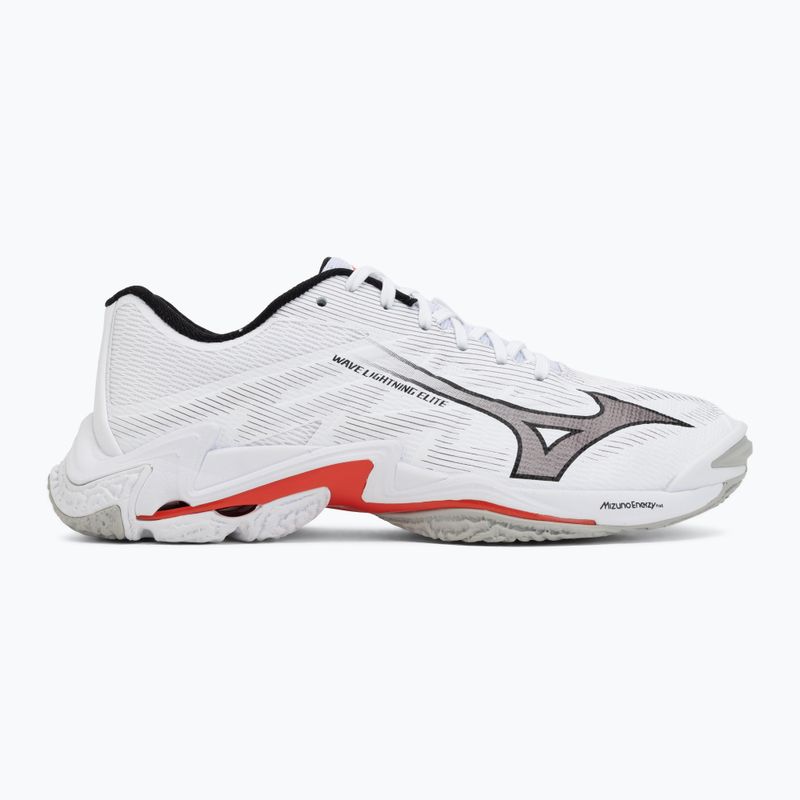 Кросівки волейбольні Mizuno Wave Lightning Elite white/black/fiery red 2