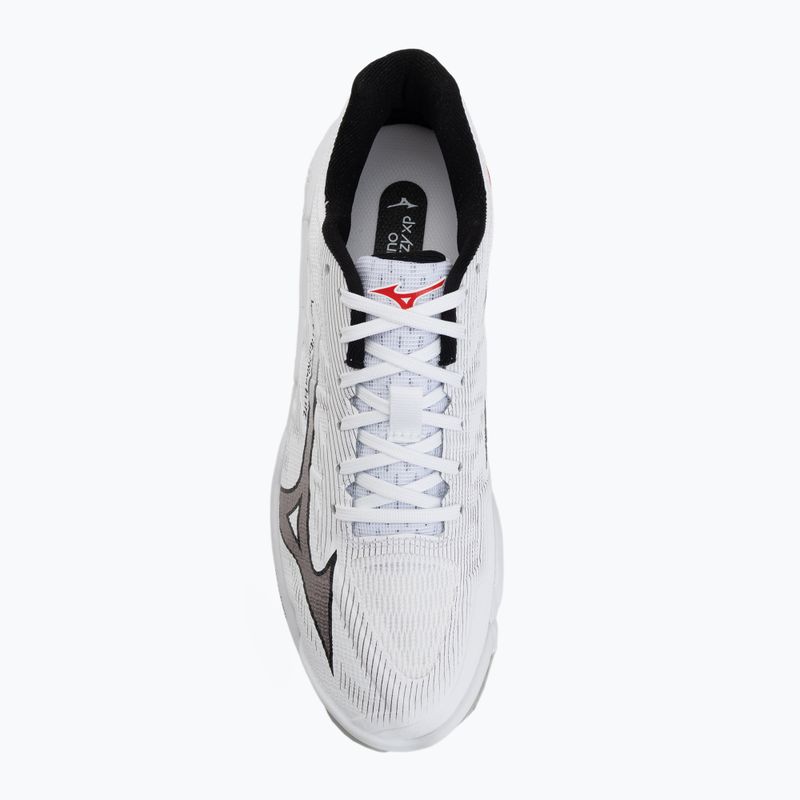 Кросівки волейбольні Mizuno Wave Lightning Elite white/black/fiery red 5