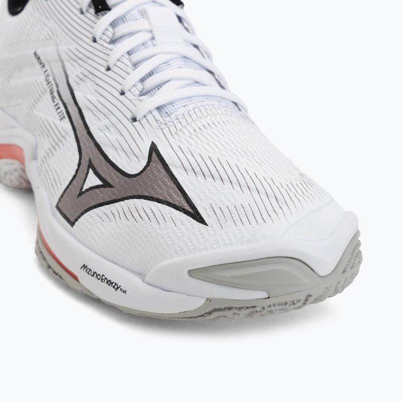 Кросівки волейбольні Mizuno Wave Lightning Elite white/black/fiery red 7